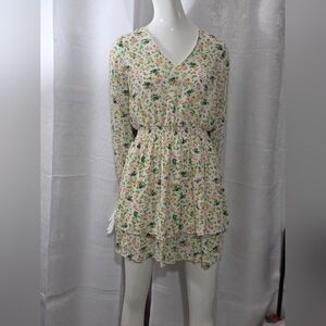 Floral V-Neck Dress